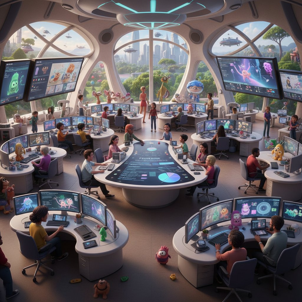 Pixar artists working on new animated movie