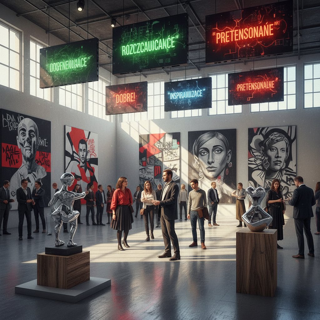 Zrzut ekranu z polskiego forum artystycznego z mieszanymi recenzjami