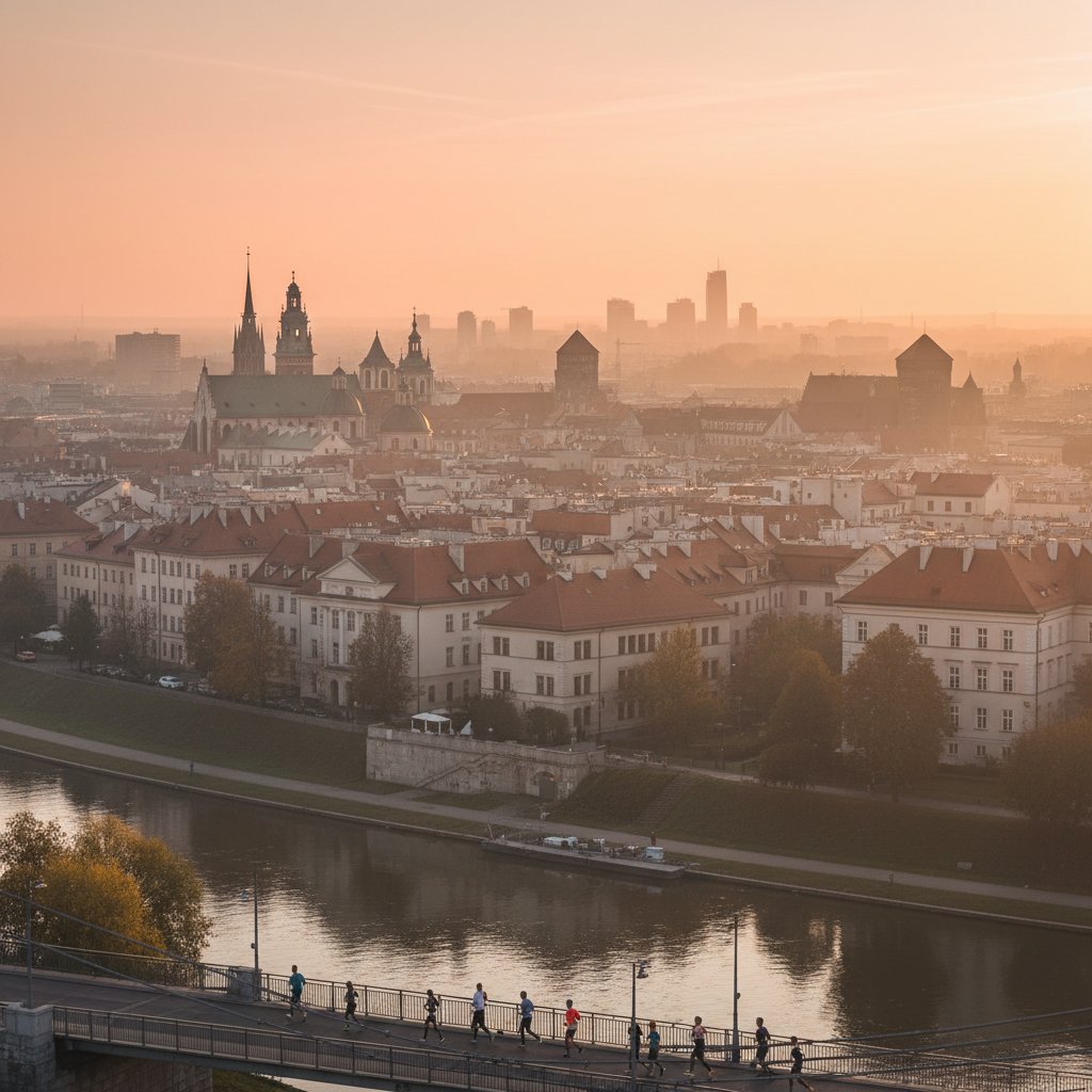 Poranny trening interwałowy w polskim mieście – nowa fala aktywności