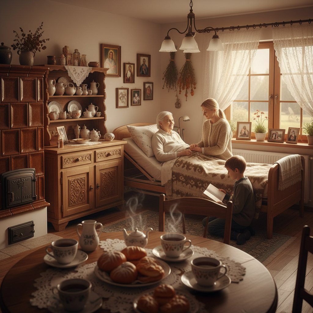 Opieka hospicyjna w domu – rodzina wspiera chorego w codzienności