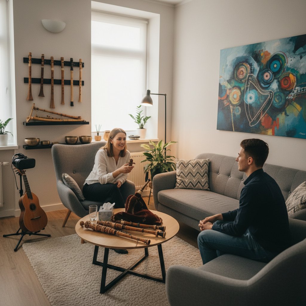 Tradycyjne polskie instrumenty w nowoczesnej terapii dźwiękiem