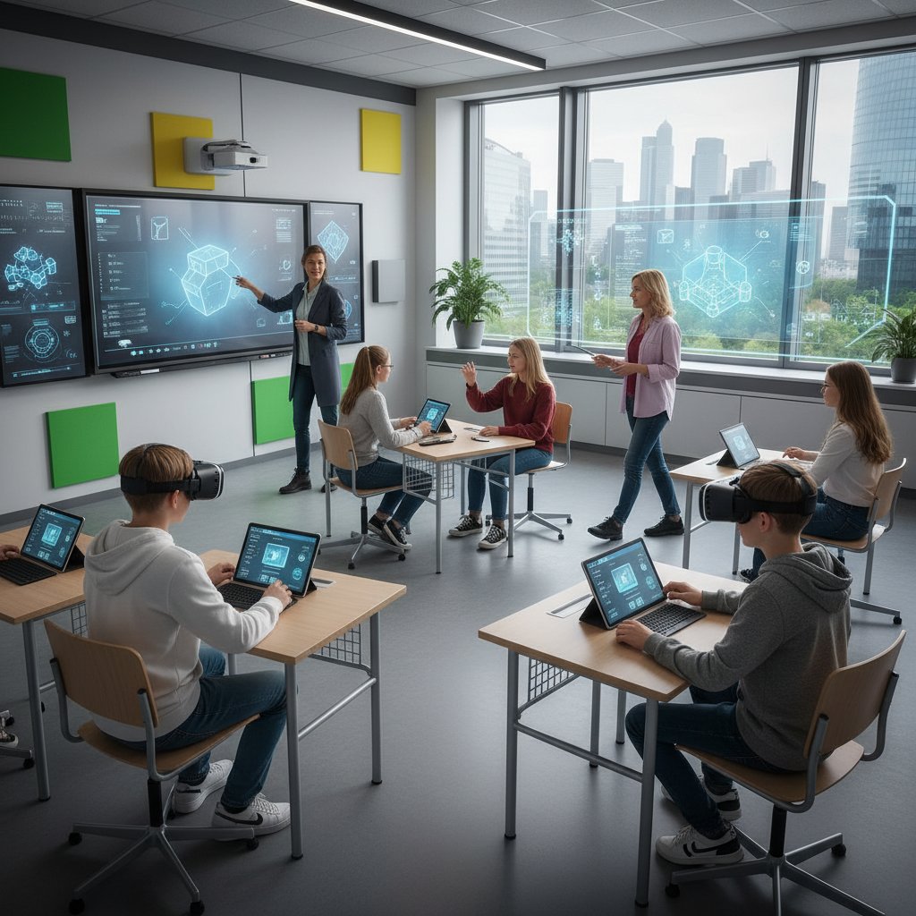 Polska szkoła korzystająca z symulatorów edukacyjnych online w nauczaniu przedmiotów ścisłych