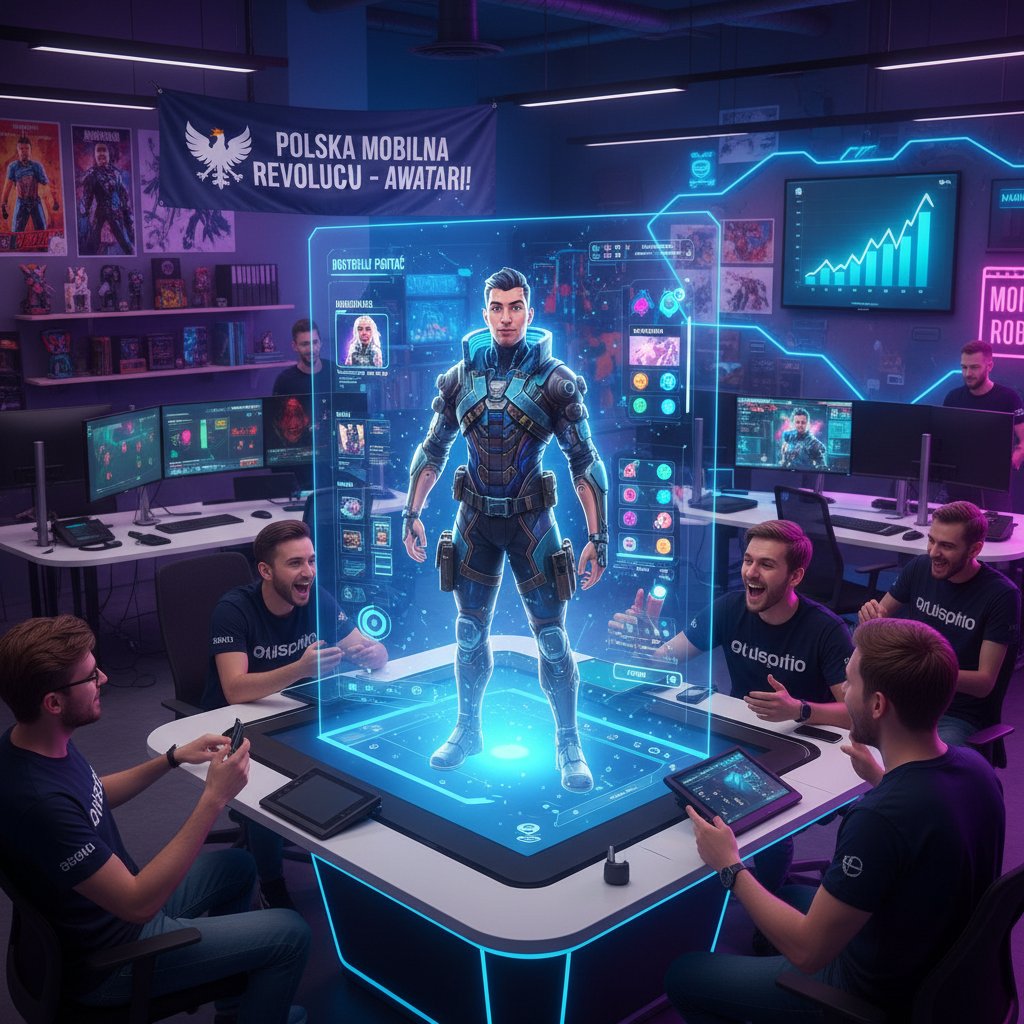 Dynamiczny zespół polskich twórców gier mobilnych analizuje sukcesy wdrożeń avatarów