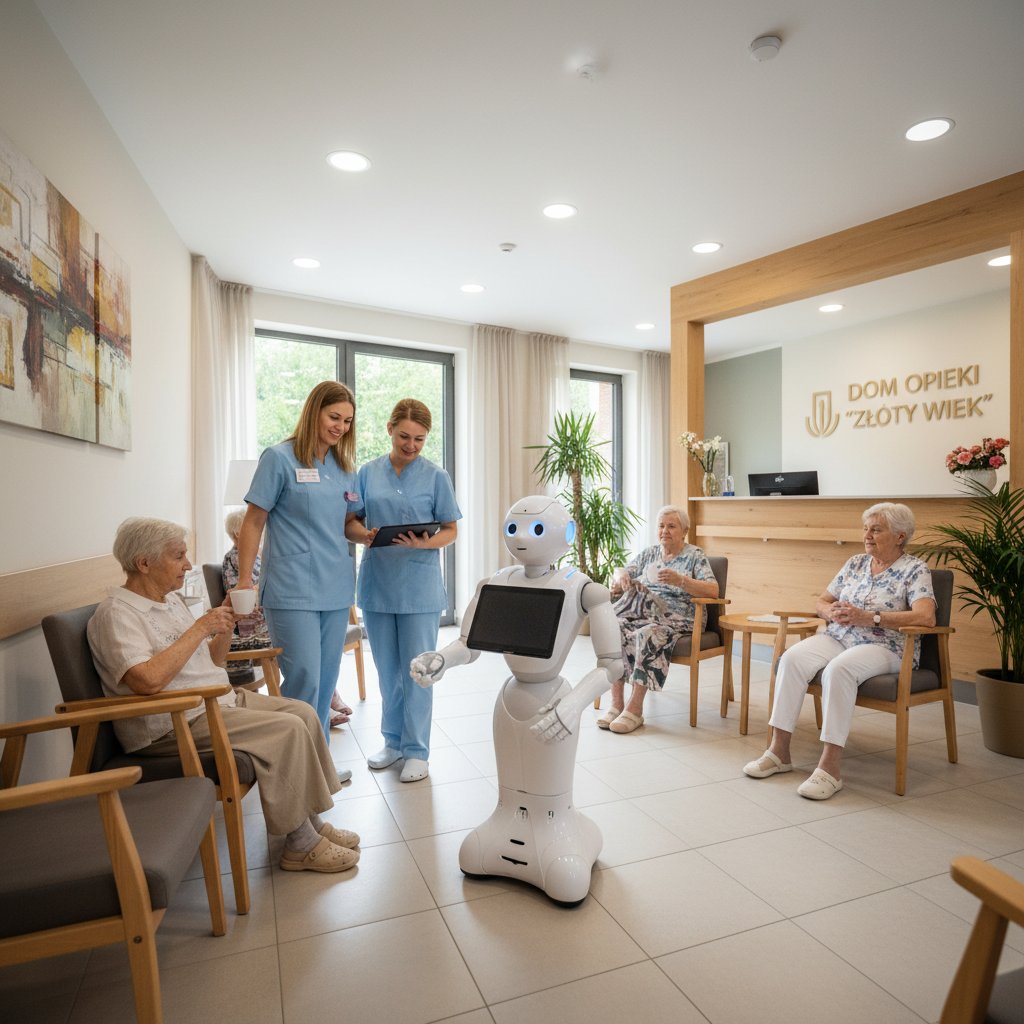 Polski dom opieki, robot asystujący i zespół pielęgniarek
