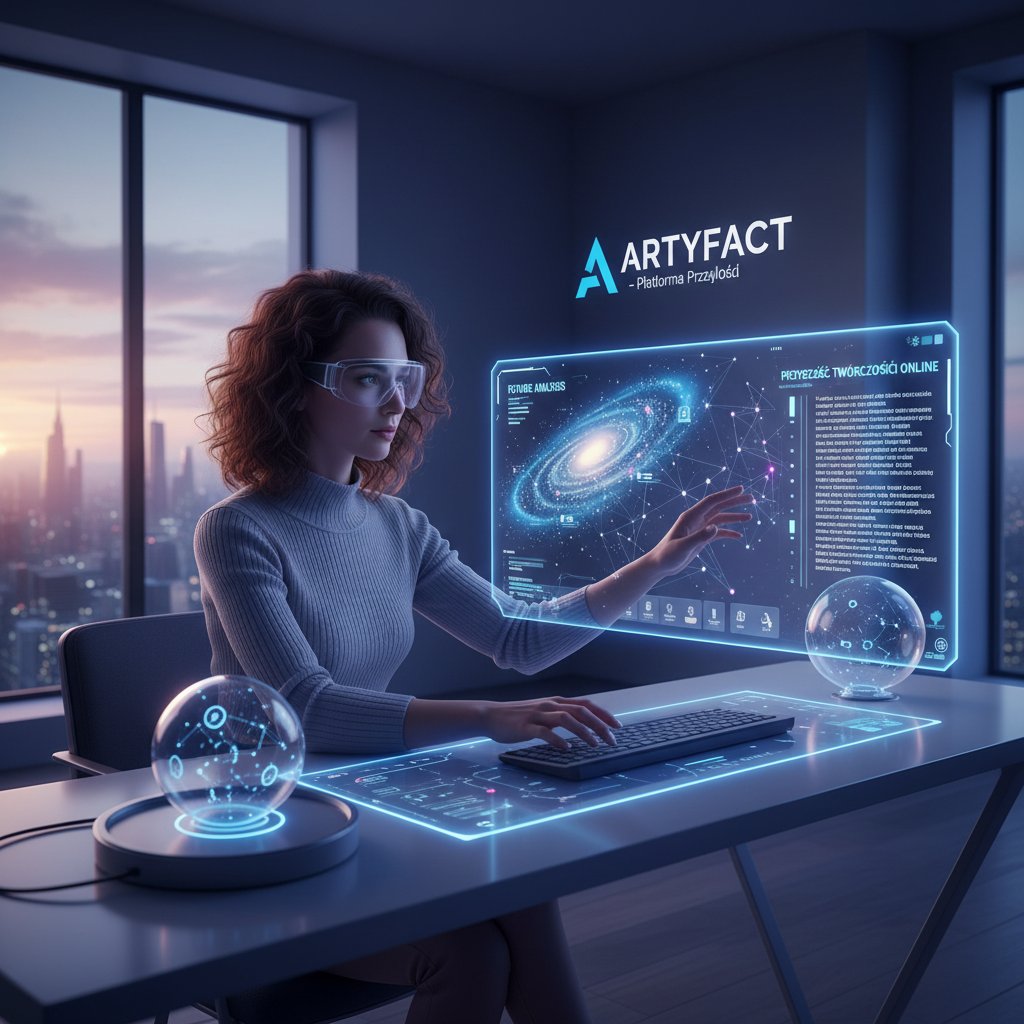 Polski twórca online analizujący przyszłość platform do pisania artykułów, inspiracja, kreatywność