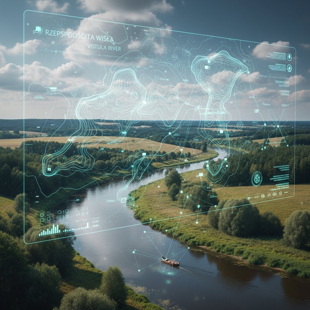Monitorowanie rzeki w Polsce przez narzędzia online
