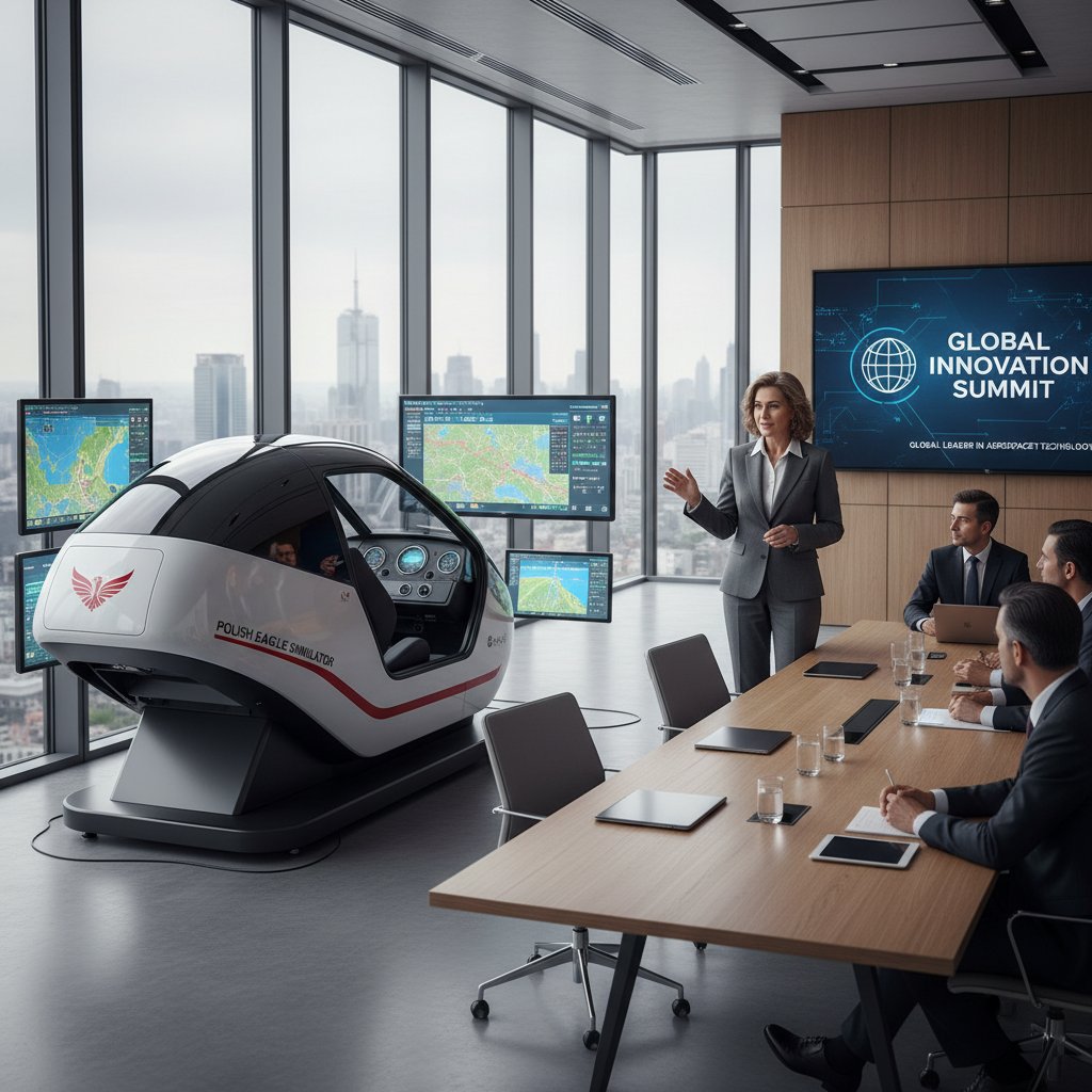 Porównanie polskiej platformy symulacyjnej z globalnym liderem w sali konferencyjnej