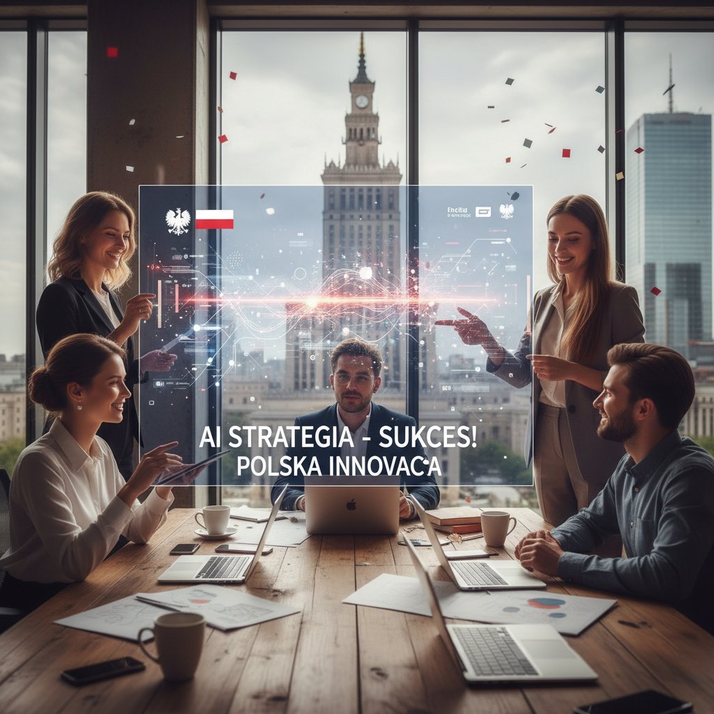 Sukces polskiego startupu dzięki kreatywnej strategii AI, słowa kluczowe: polski startup, kreatywność, AI
