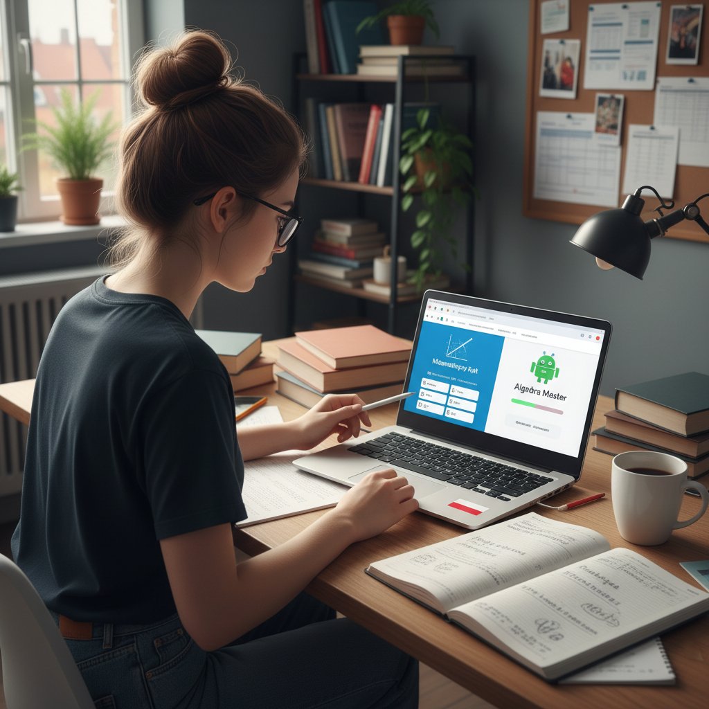 Polski uczeń porównuje trzy platformy do nauki matematyki online