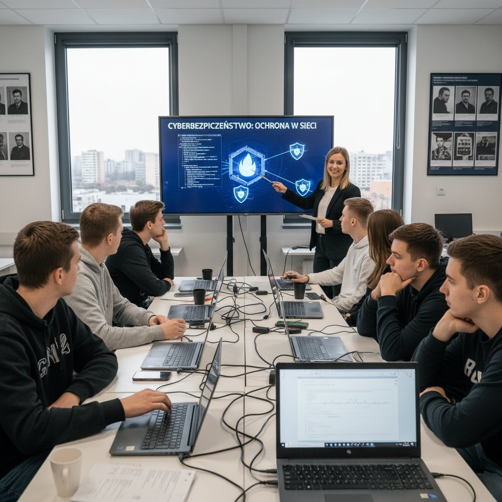 Uczniowie w Polsce na lekcji cyberbezpieczeństwa – przyszłość edukacji cyfrowej