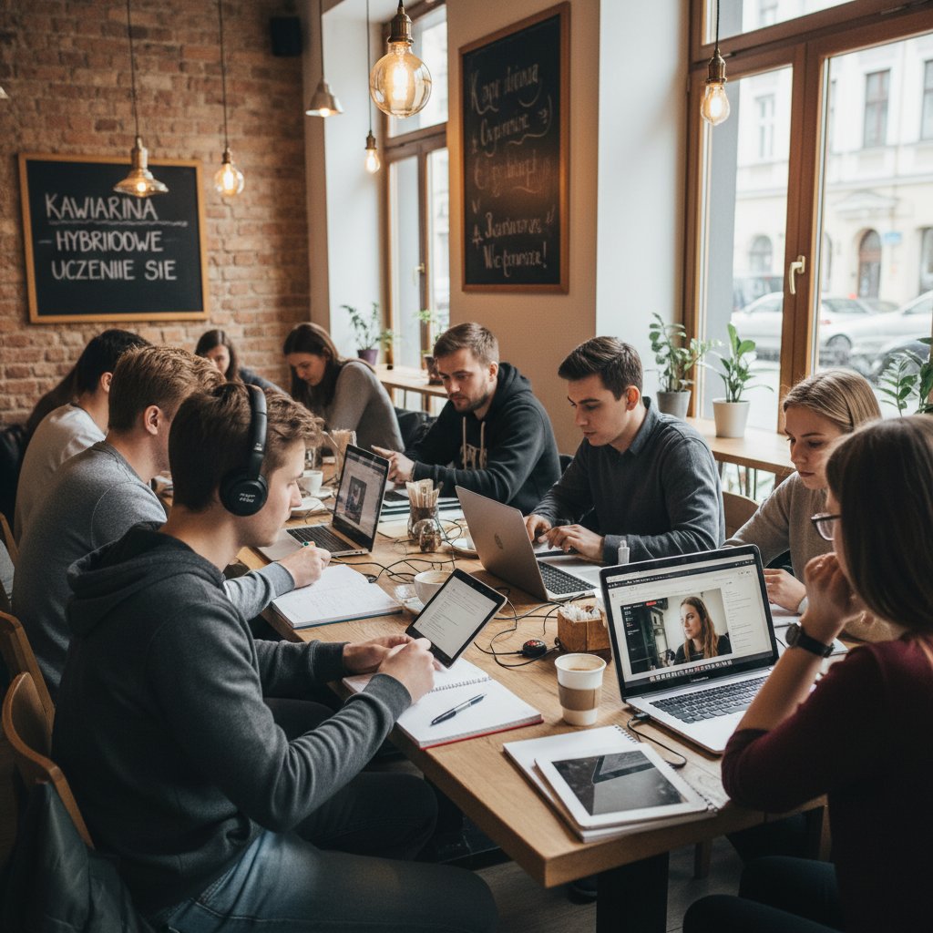 Hybrydowe korepetycje socjologii – nauka w kawiarni i online
