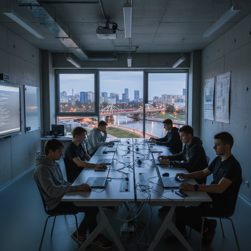 Uczniowie technikum podczas lekcji niemieckiego online – różne podejścia i emocje