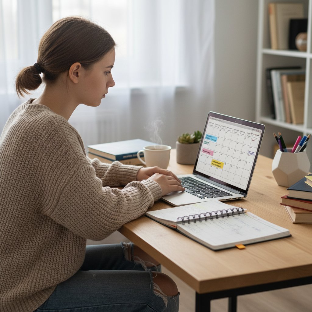 Planowanie nauki WOS online przez polskiego ucznia