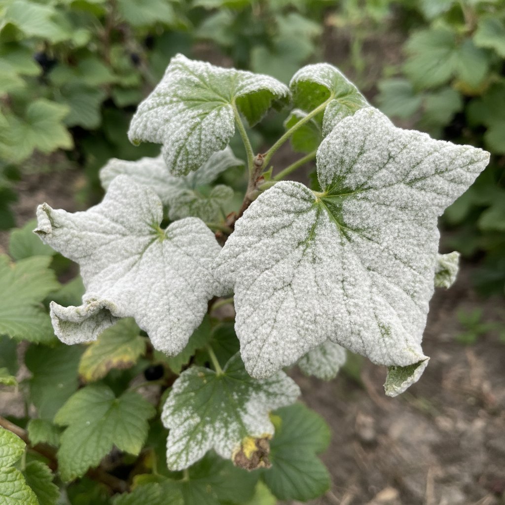 Objawy mączniaka prawdziwego na liściach porzeczki – realne zagrożenie dla plonów