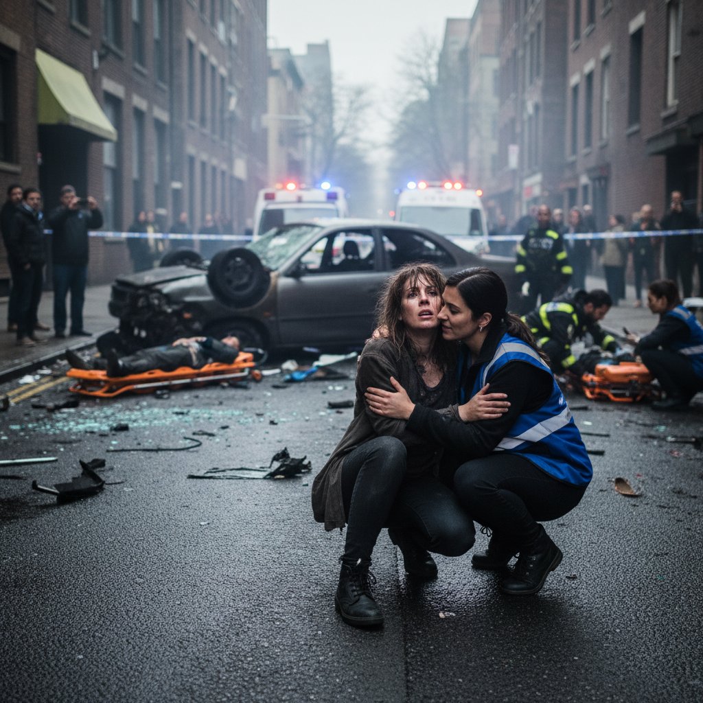 Osoba w stanie szoku, wsparcie psychologiczne po wypadku – postępowanie przy urazie