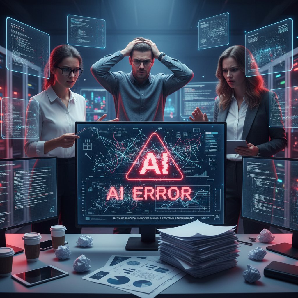 Zespół psychologów analizuje błąd AI w interpretacji danych