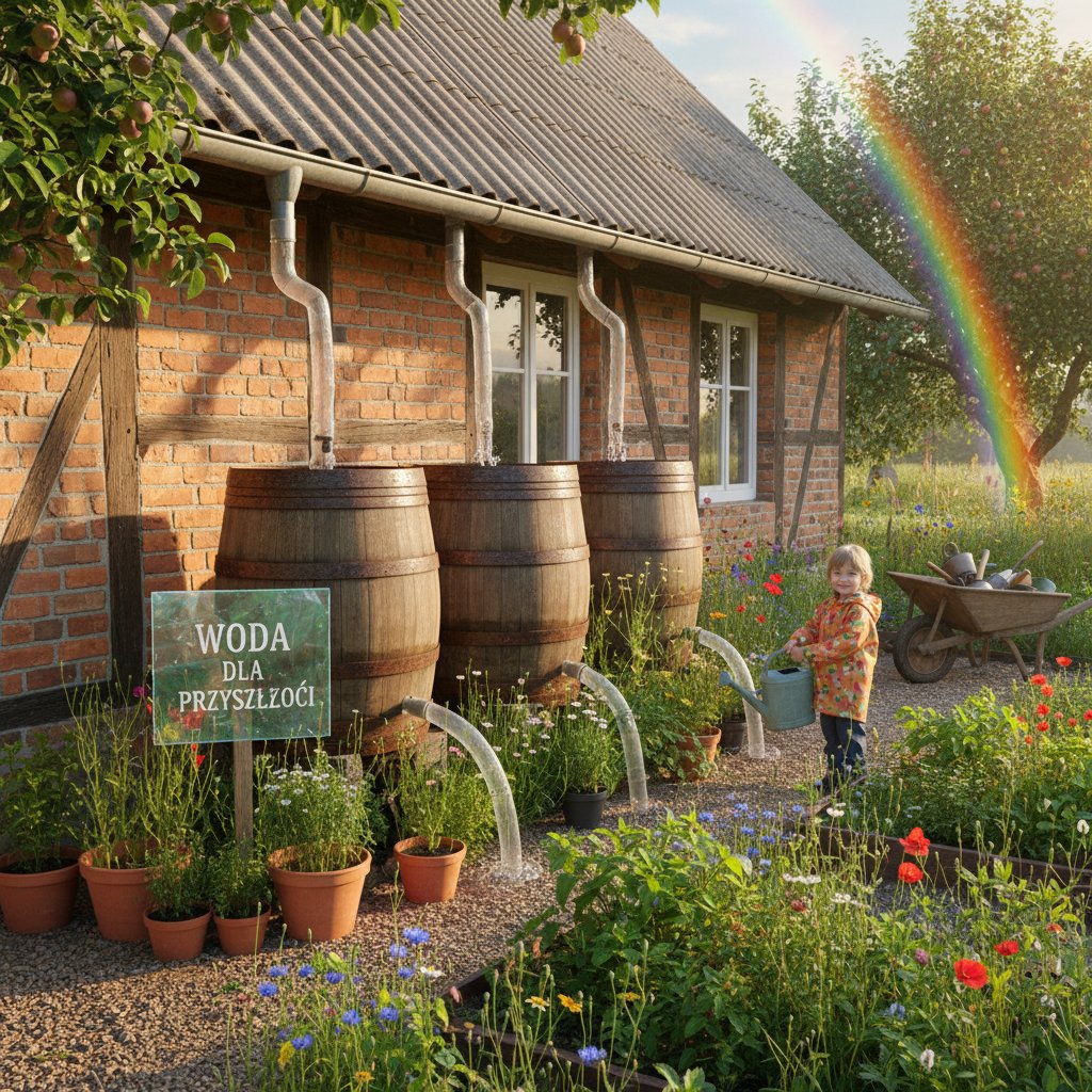 Zbiorniki na deszczówkę w polskim ogrodzie jako ekologiczny sposób nawadniania latem