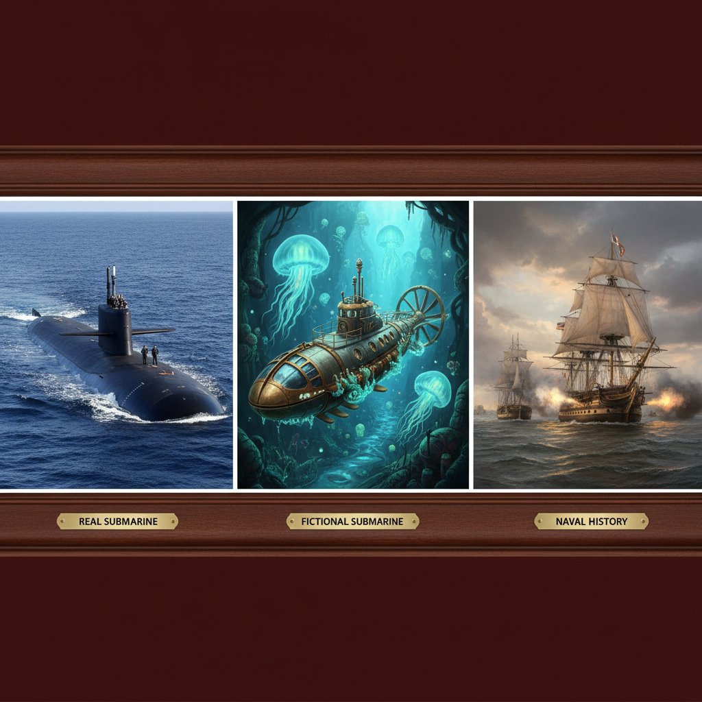 Real and fictional submarine comparison, naval history, popular submarine movies