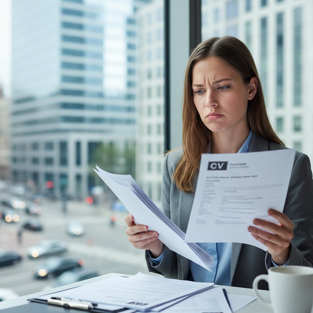 Rekruter analizuje odpowiedzi kandydatów z podejrzliwością