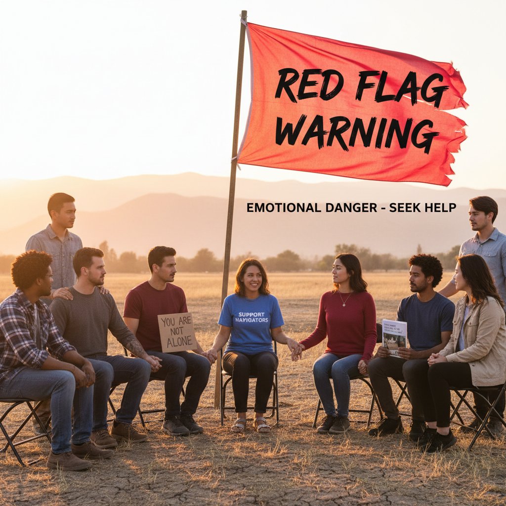 Zdjęcie przedstawiające ostrzeżenie na drzwiach, symbolizujące konieczność zachowania czujności