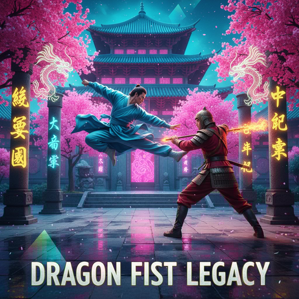 A remastered iconic scene from a classic kung fu movie