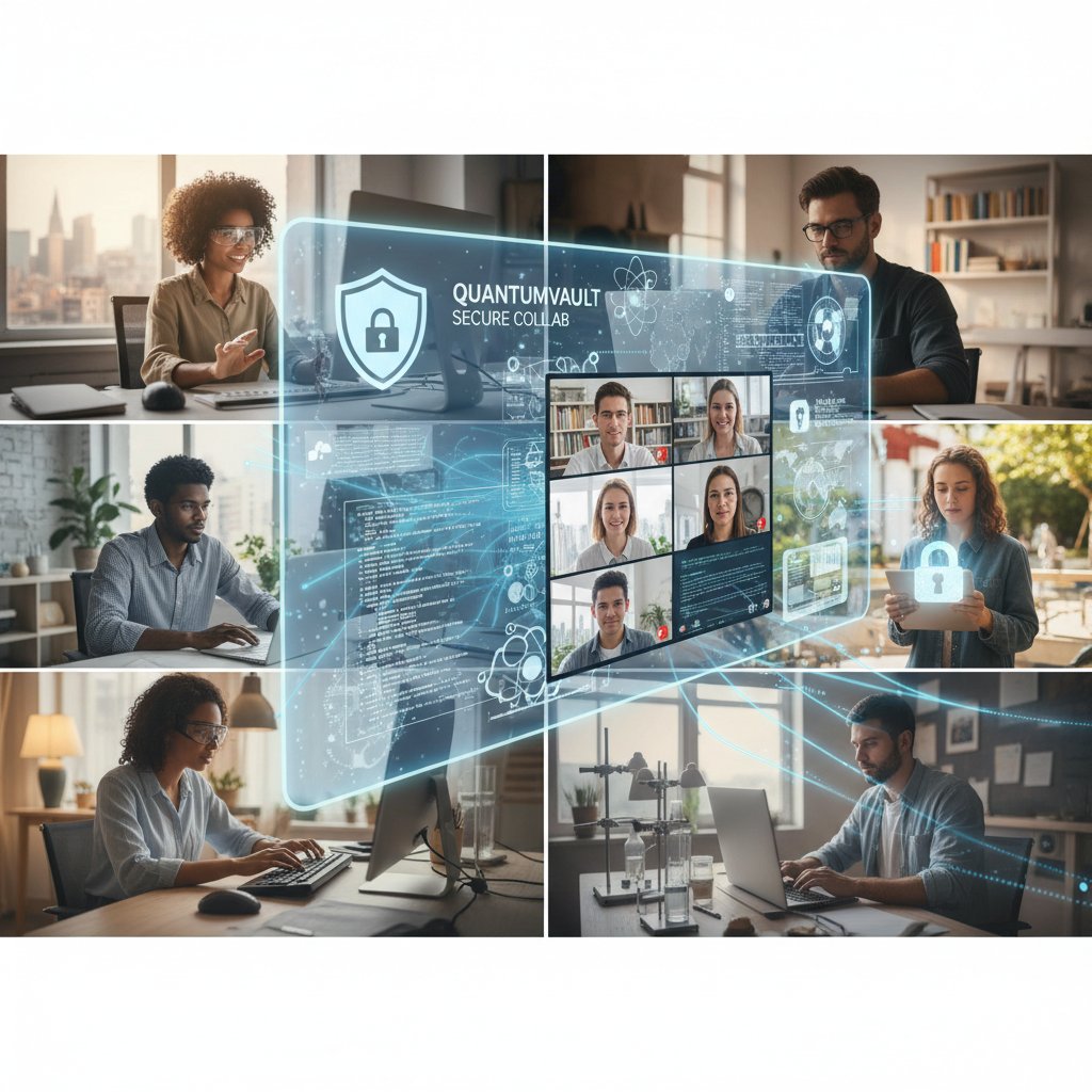 Remote academic team collaborating securely from diverse locations