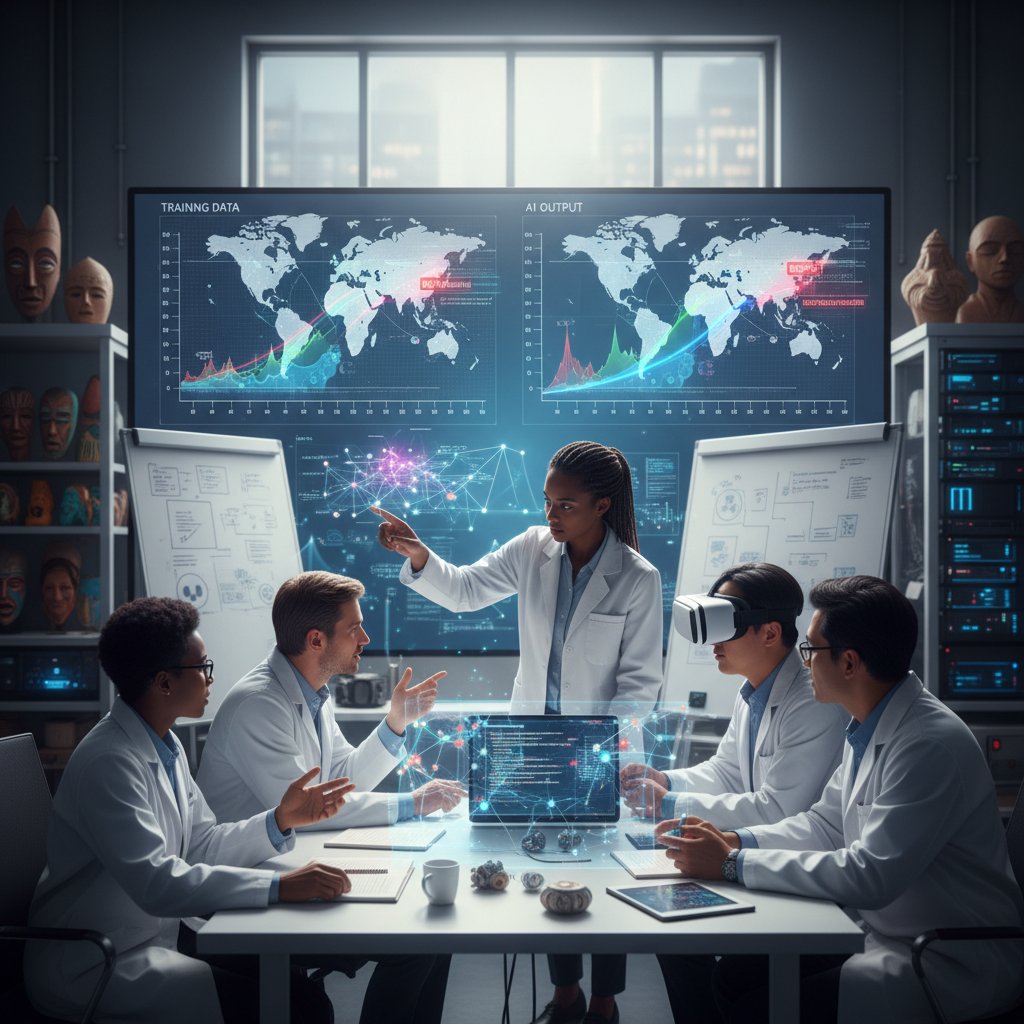 Zespół badawczy analizuje dane kulturowe używane do treningu AI