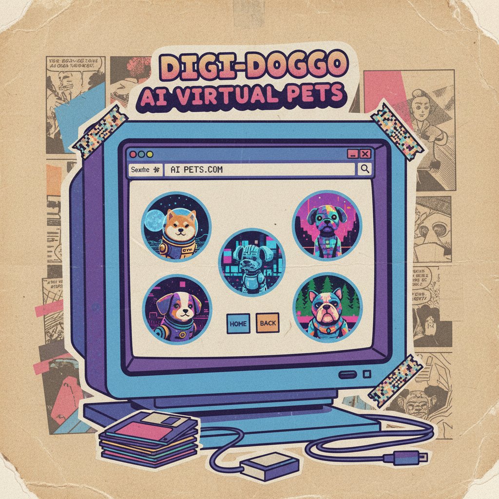 Ewolucja wirtualnych zwierząt od Tamagotchi do współczesnych symulatorów AI