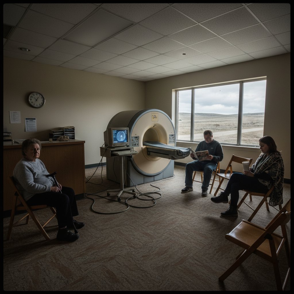 Wiejska pracownia rezonansu magnetycznego – starszy sprzęt i pacjenci w kolejce