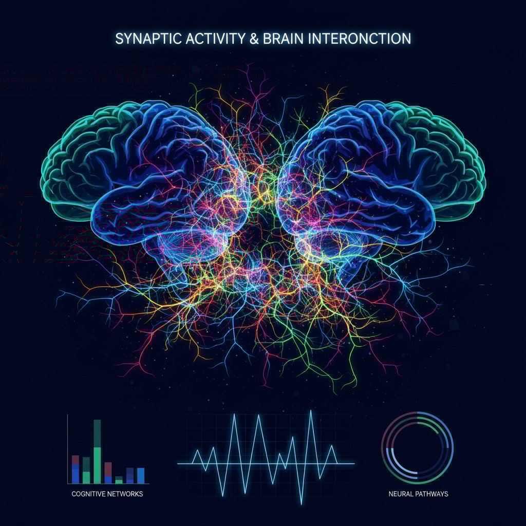 Schemat działania mózgu podczas koregulacji – dwie osoby, połączone światłem, symbolizują wymianę emocjonalną