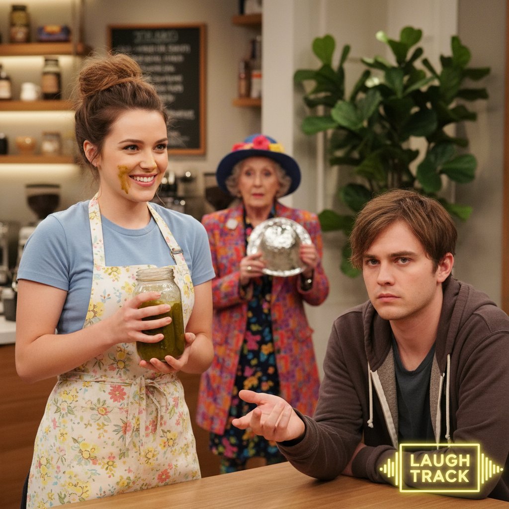 Scene from groundbreaking sitcom: character delivers direct address to camera—TV fourth wall comedy