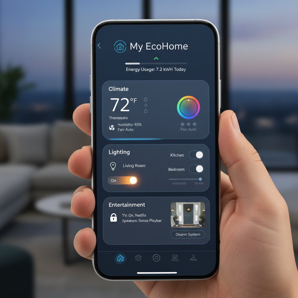 Sterowanie inteligentnym domem przez aplikację mobilną – filozofia inteligentnych systemów w praktyce