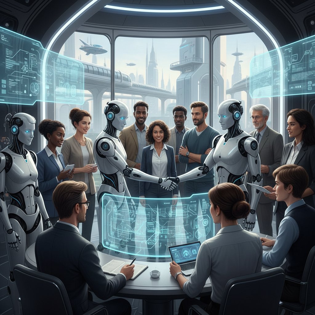 Różnorodność społeczna i technologiczna – spotkanie ludzi różnych zawodów z robotem