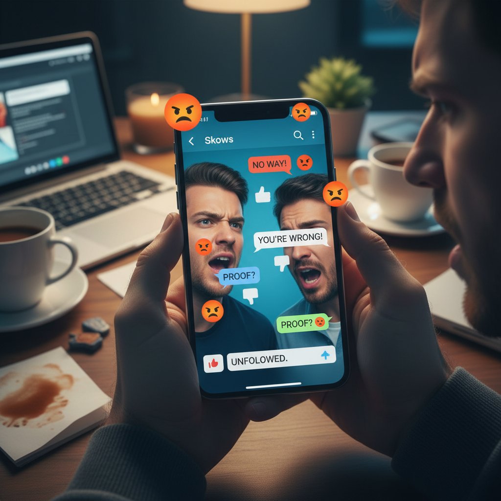 Gorąca dyskusja o IIFYM w mediach społecznościowych w Polsce, widok ekranu z komentarzami