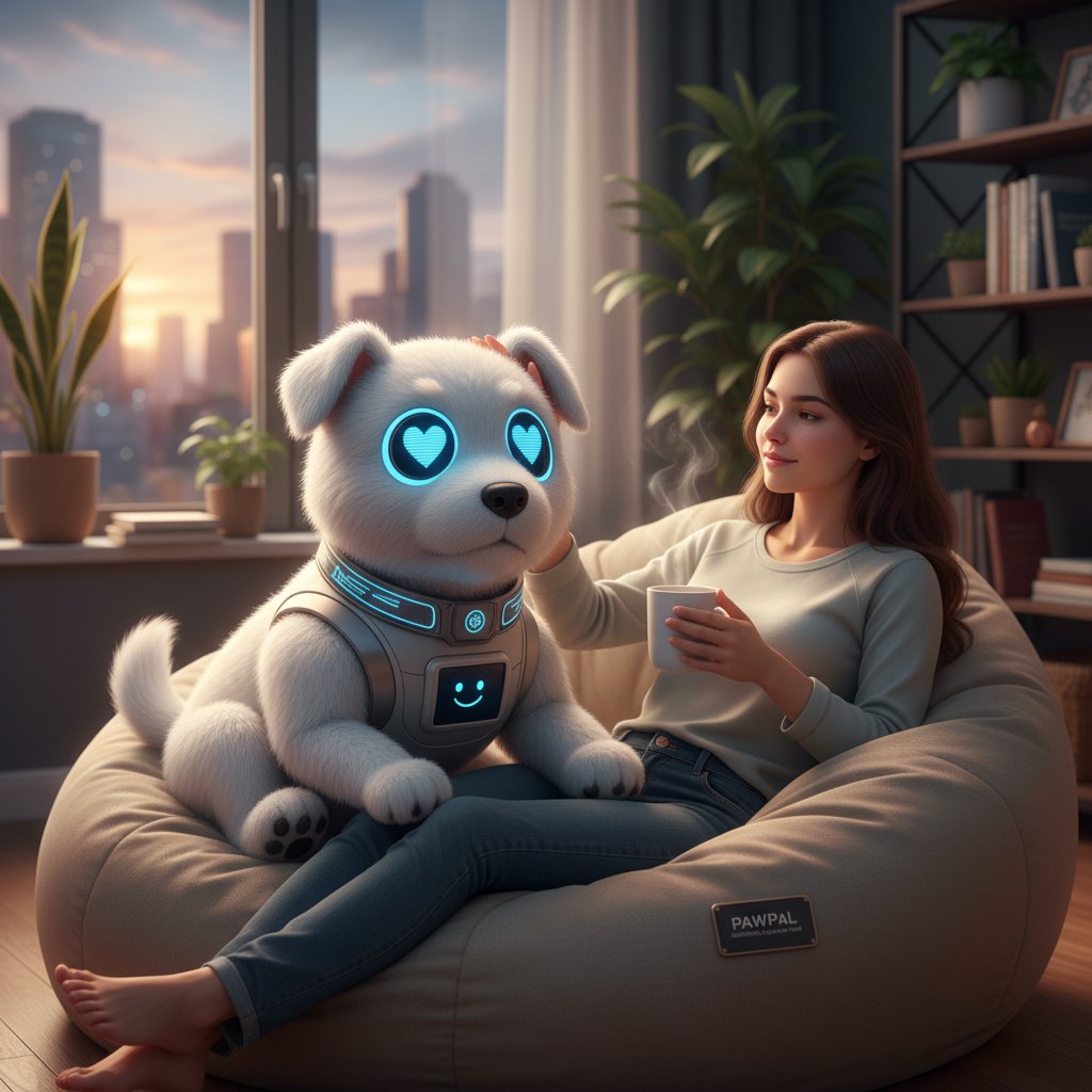 Robot społeczny i piesek AI jako alternatywy wsparcia emocjonalnego