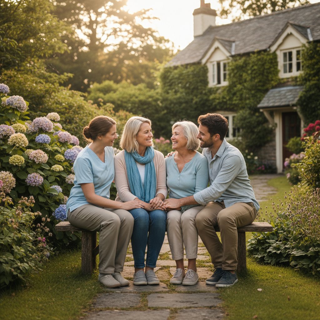 Zespół wsparcia społecznego, psycholog, pedagog i opiekun z rodziną