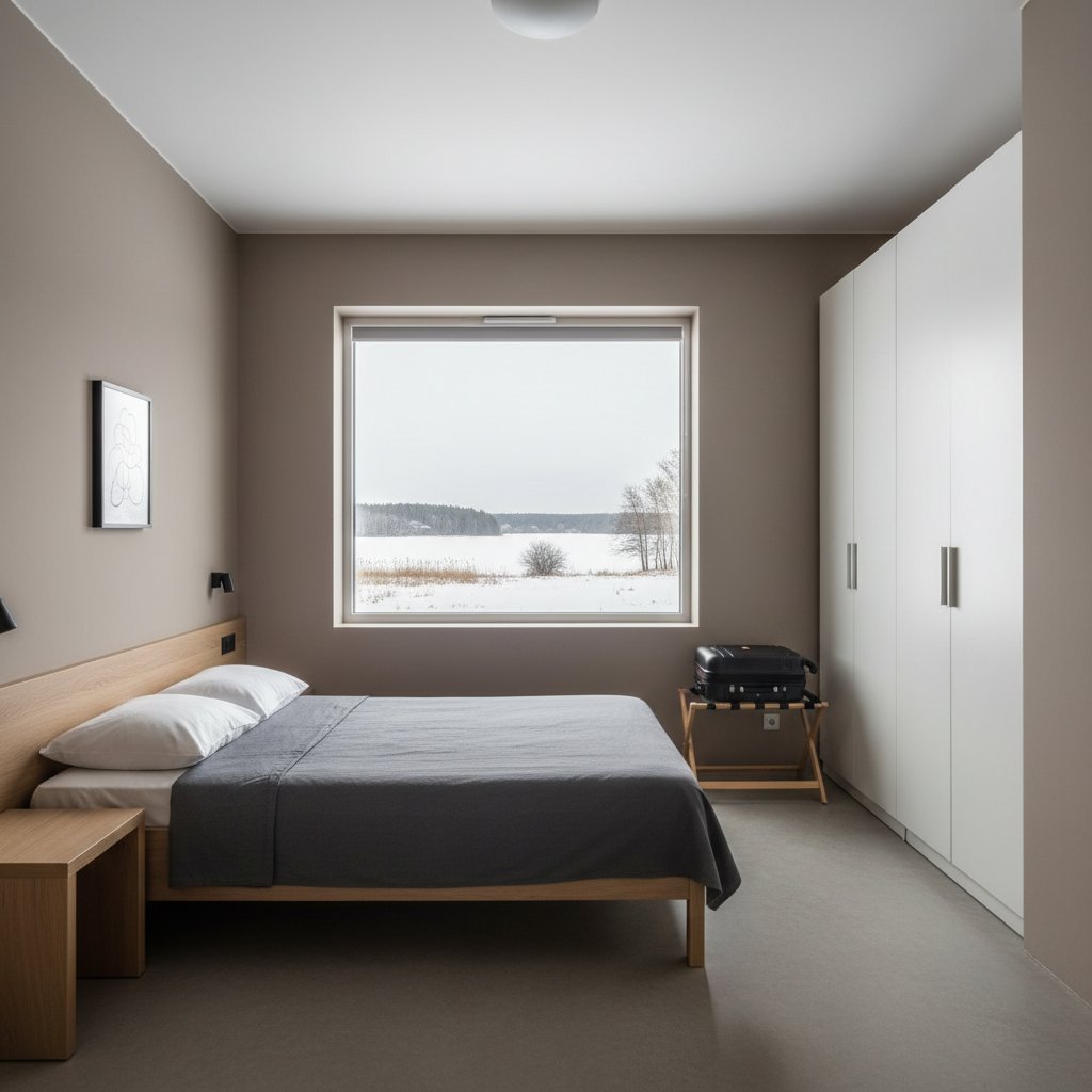 Prosty pokój hotelowy w Olecku – cena czy komfort?