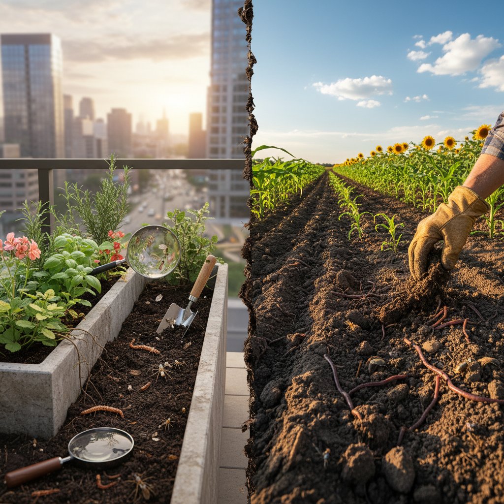 Szkodniki w glebie – porównanie środowiska miejskiego i wiejskiego