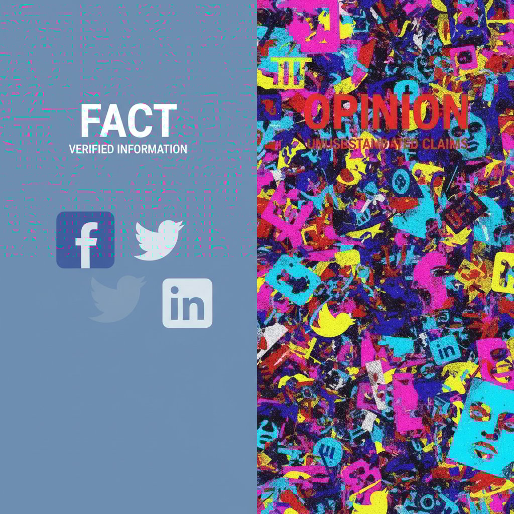 Ten sam fakt przedstawiony na różnych platformach, różne style wizualne – porównanie viralowości