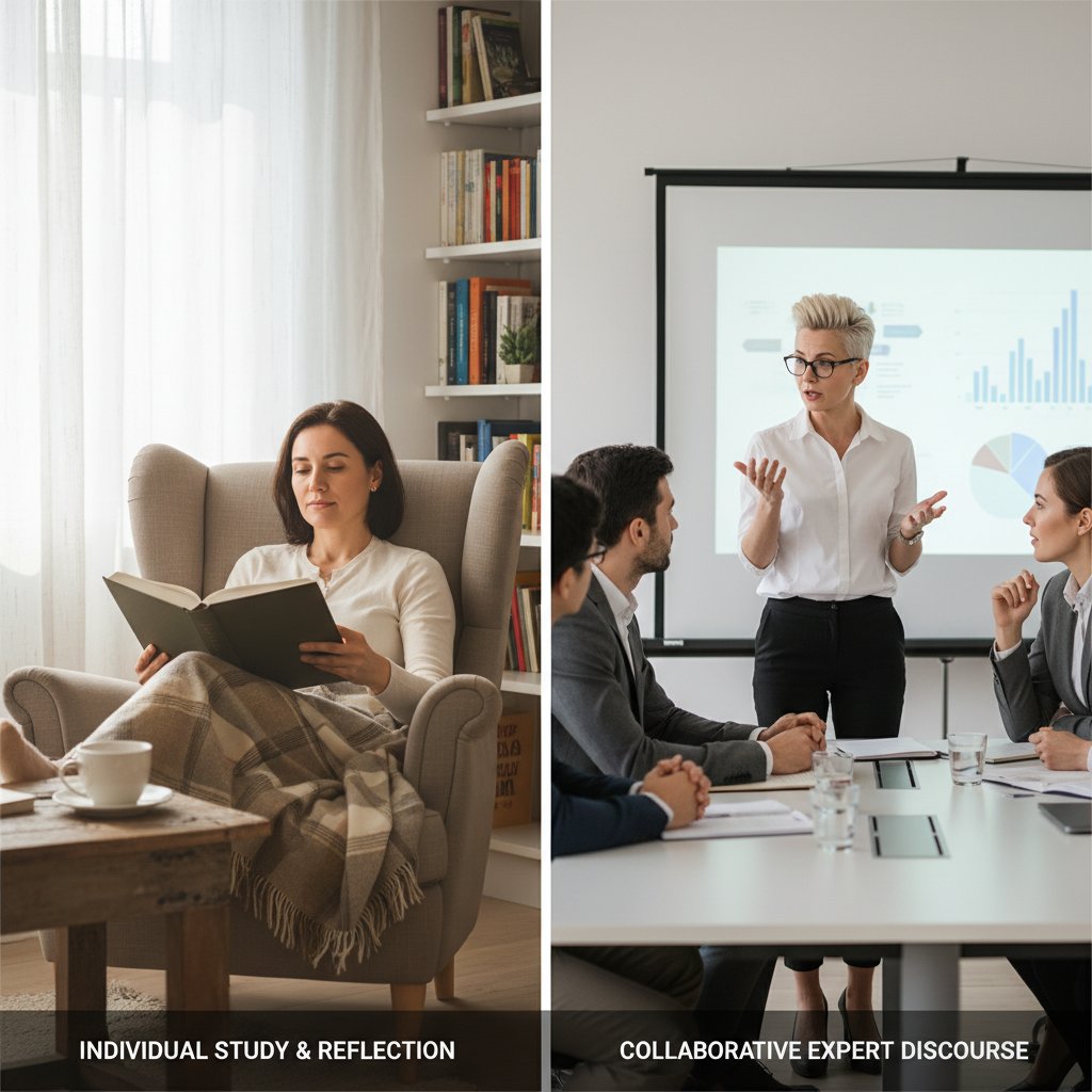 Selbsthilfe und professionelle Unterstützung im Vergleich