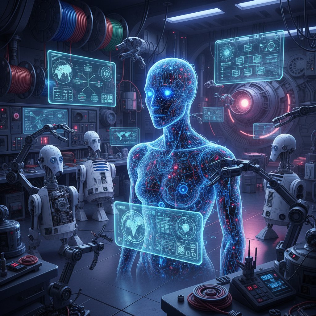 Modern robotics inspired by Star Wars designs with keyword-rich alt text