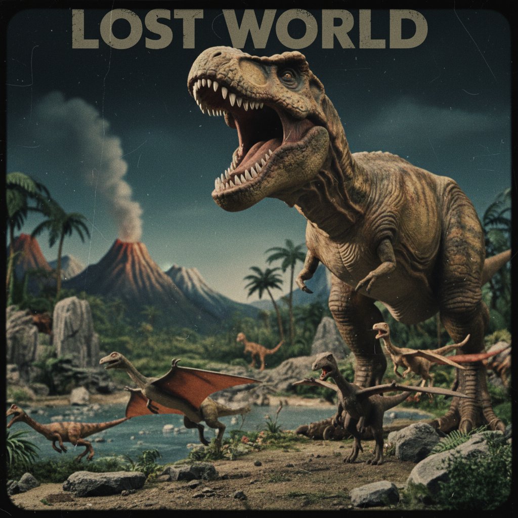 Classic stop-motion dinosaurs battling in jungle, best dinosaur movies history