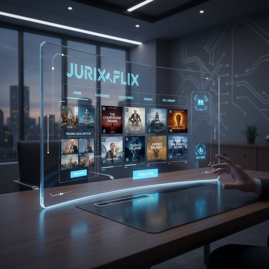 Streaming interface showcasing trending legal movies.