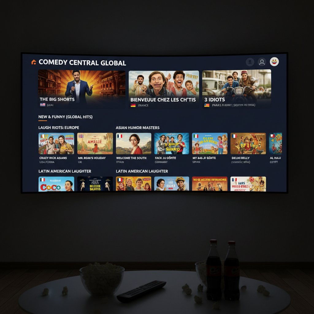 Streaming platform highlighting international sleeper hit comedies