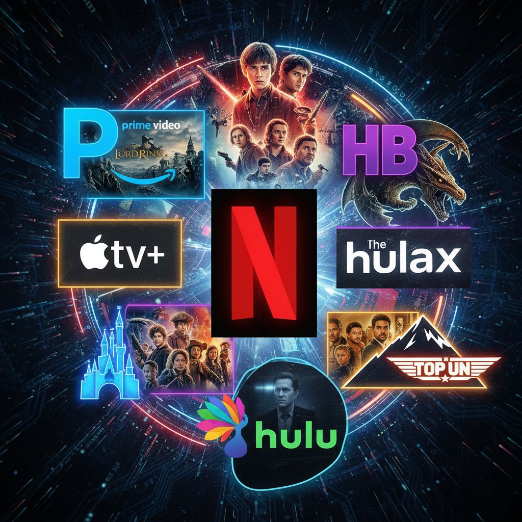 Streaming platforms fueling the explosion of reference-heavy content with logos and iconic movie stills