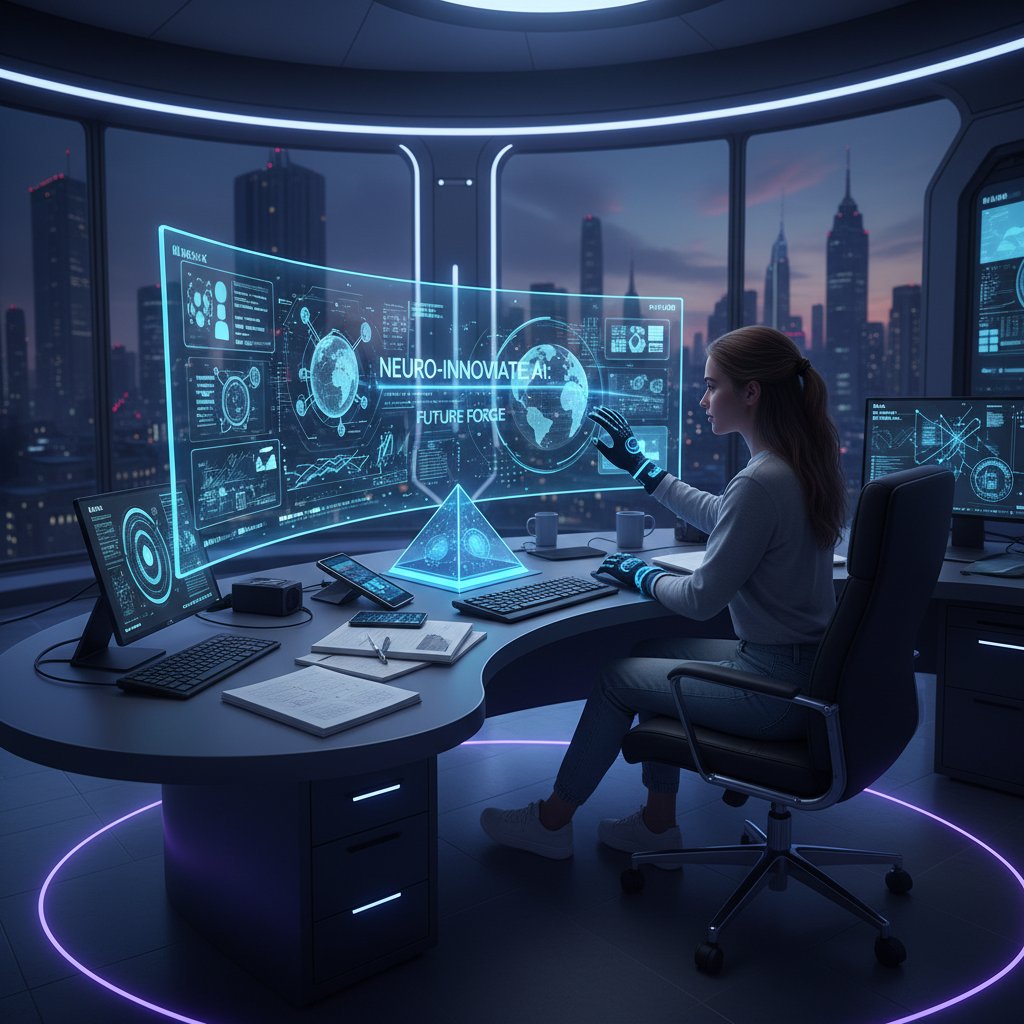 Uczeń korzystający z platformy AI, ekran komputera, analiza wyników, atmosfera innowacji