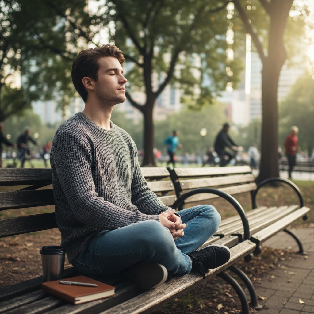 Uczeń odpoczywający po nieudanych powtórkach