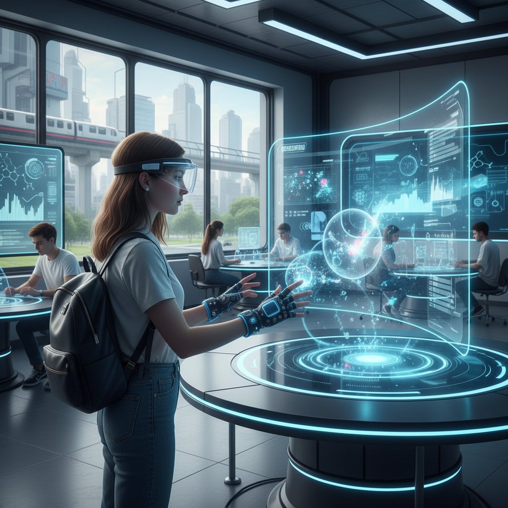 Uczeń wykonujący wirtualny eksperyment kinetyczny w nowoczesnym środowisku edukacyjnym online