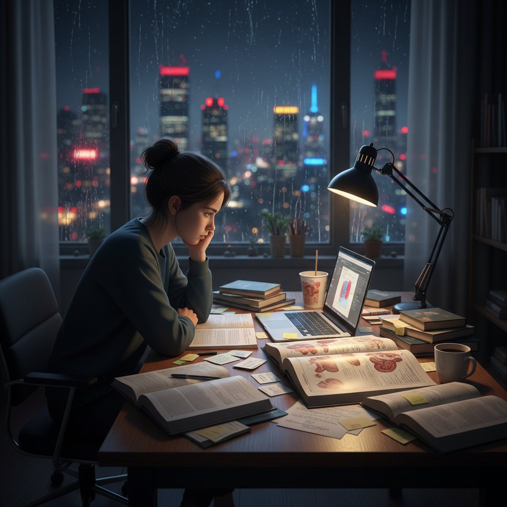 Samotność i presja podczas nauki do LEP online