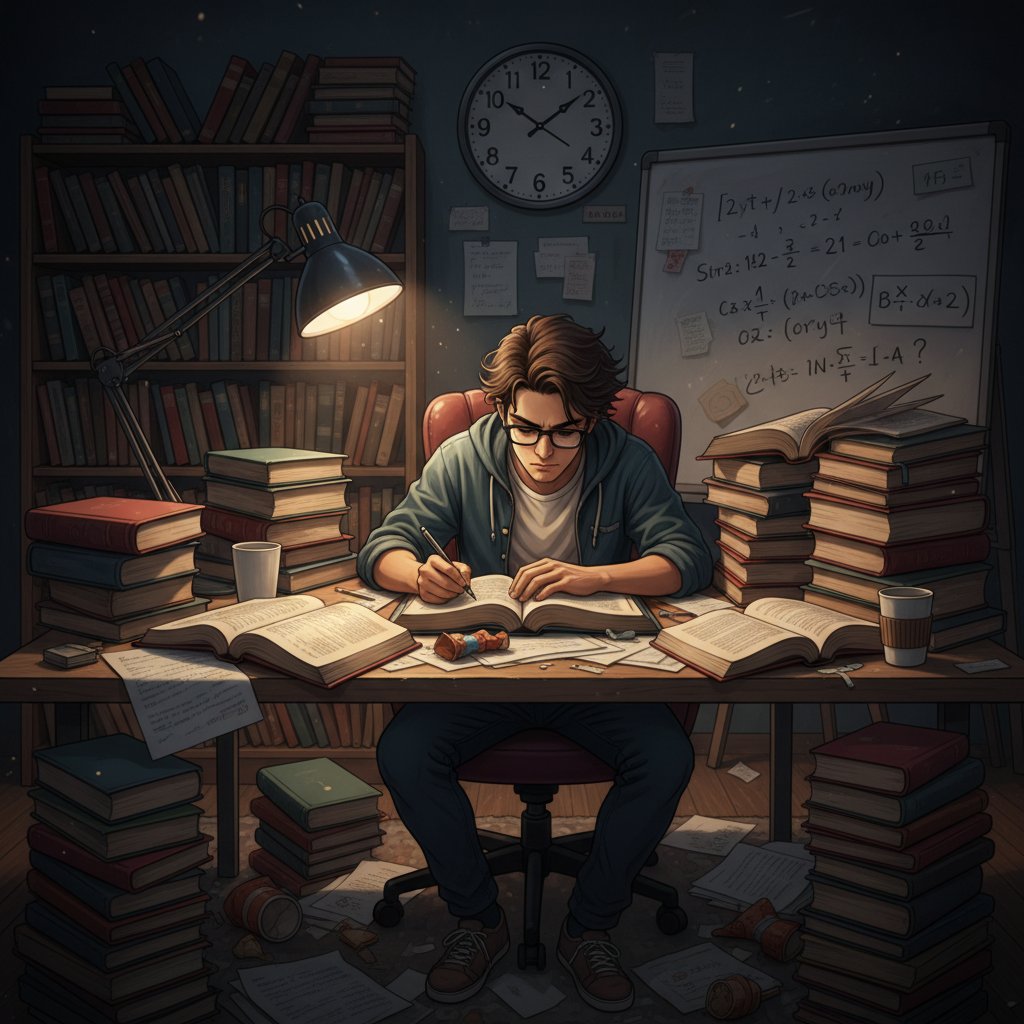 Granica między ambicją a wypaleniem w nauce